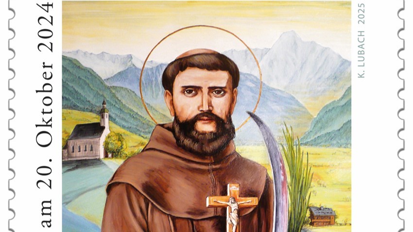 Sonderbriefmarke heiliger Engelbert Kolland / Österreichische Post AG Post ehrt heiligen Engelbert Kolland mit Sonderbriefmarke