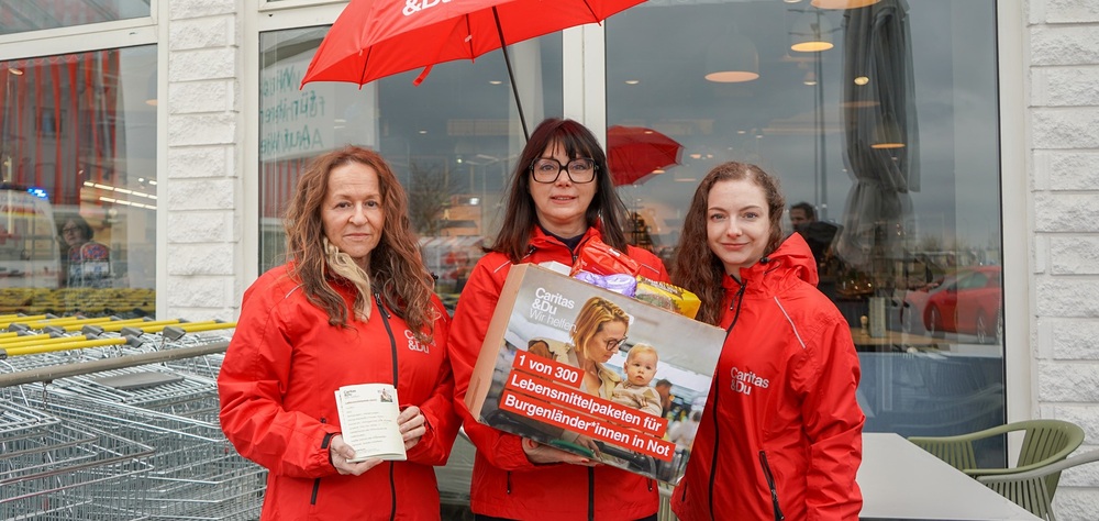 Burgenland: 300 Caritas-Lebensmittelpakete für Menschen in Not