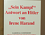 Irene Harand-Buch 'Sein Kampf - Antwort an Hitler'.        Wien, 11.3.2005          
