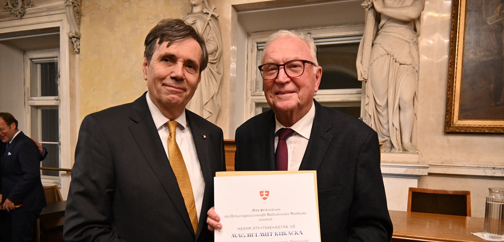 AKV-Ehrenpräsident Helmut Kukacka 80