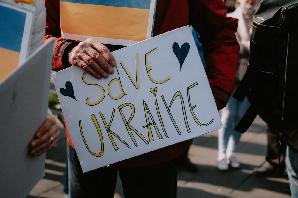 Friedensdemonstration für die Ukraine / pexels.com / Mathias Reding Friedensdemonstration für die Ukraine