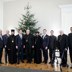 Am 4. Dezember 2018 empfingen Bundeskanzler Sebastian Kurz und Bundesminister Gernot Bl?mel Vertreter christlicher Religionen im Bundeskanzleramt.