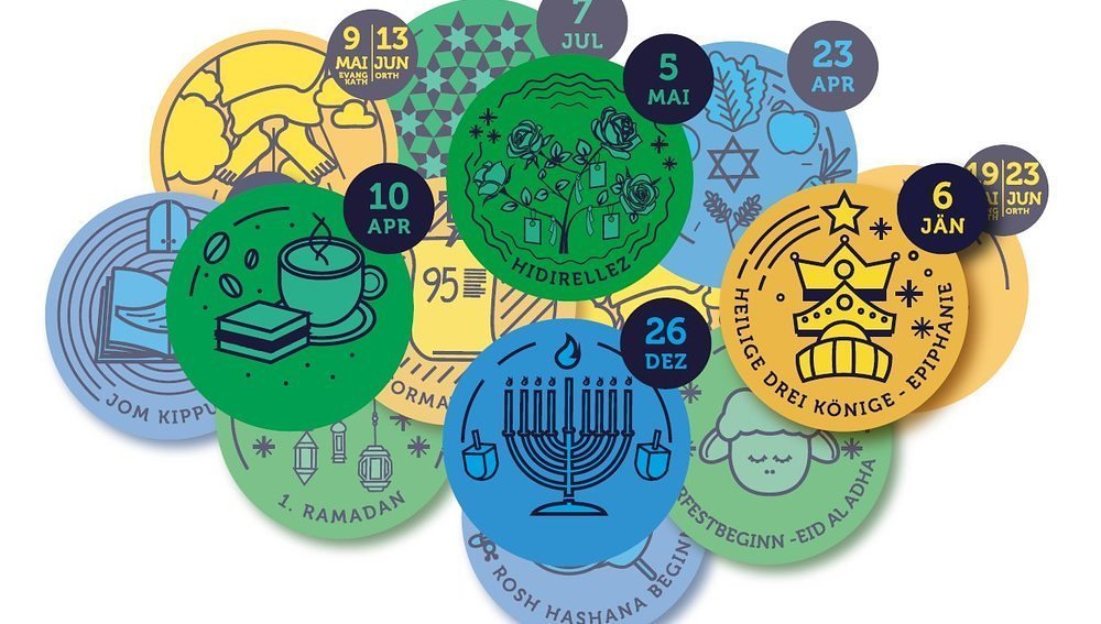 Interreligiöser 'Feiertagskalender' für 2024 erneut aufgelegt