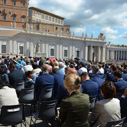 Der SK Rapid zum Besuch beim Papst