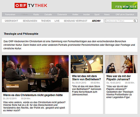 TVthek.ORF.at/archive