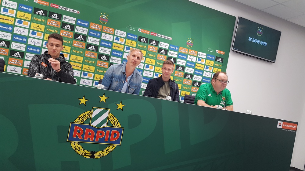 Lange Nacht: Rapid-Spieler geben Glaubenszeugnis in 'St. Hanappi'