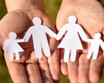 Symbolbild für  Ehe / Familie mit Kindern am 17. März 2015 in Bonn.