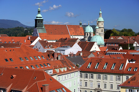 ?sterreich-Bild aus dem Landesstudio Steiermark: '800 Jahre Di?zese Graz-Seckau', Aussicht vom Turm der StadtpfarrkircheBlick auf Dom und Mausol?umDie Di?zese Graz-Seckau feiert heuer ihr 800j?hriges Bestehen. H?hepunkt der Jubil?umsveranstaltunge