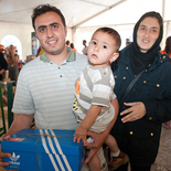 Hilfe für Flüchtlinge in Traiskirchen.