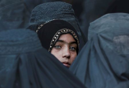 -Frauen mit Burkas in Afghanistan