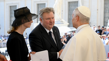 Bürgermeister Ludwig und Papst Leo XIV.