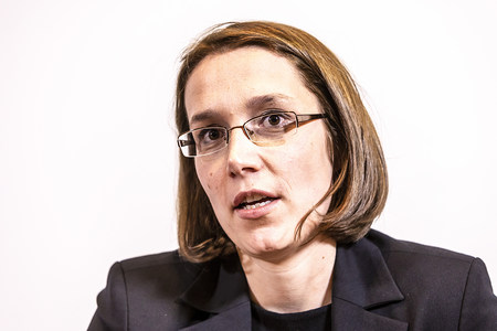 Doris Reisinger (geb. Wagner), Theologin und Philosophin, am 19. Februar 2019 in Rom.