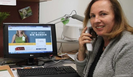 Silvana Fischer, Leiterin der Telefonseelsorge Kärnten