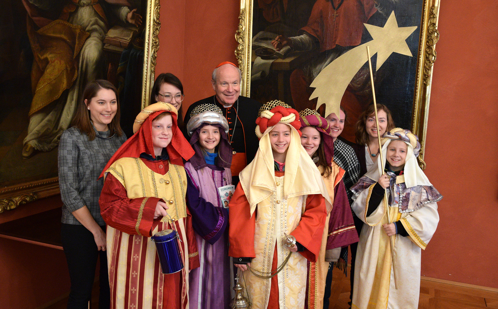 Sternsinger bei Kardinal Schönborn / Kathpress / Henning Klingen Sternsinger bei Kardinal Schönborn