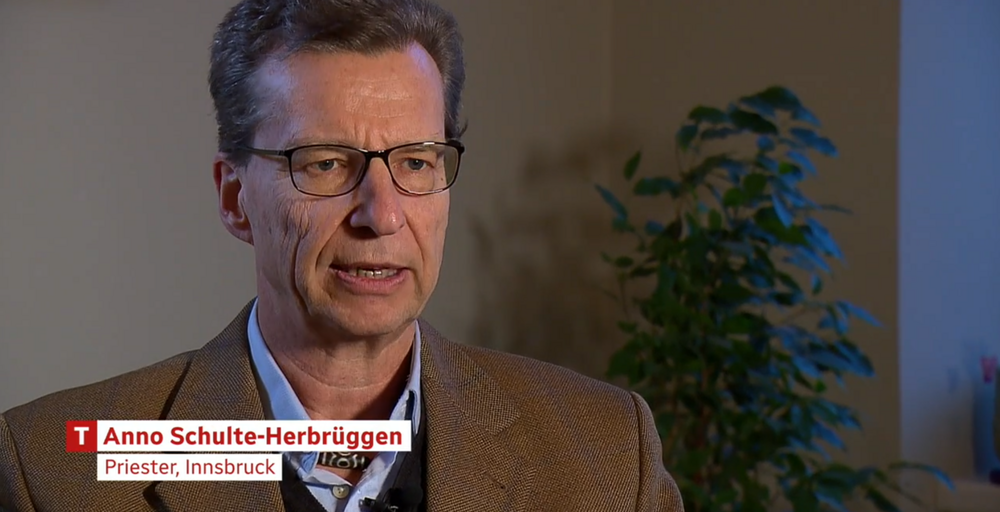 Anno Schulte-Herbrüggen / ORF Screenshot Tiroler Priester macht Erfahrung als Missbrauchs-Opfer öffentlich