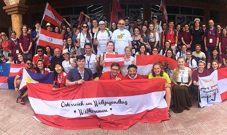 Gute Stimmung unter Österreichern beim Weltjugendtag in Panama