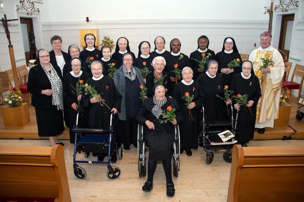 Professfeier: Zwei Neue und 1000 Jahre Ordenszugehörigkeit