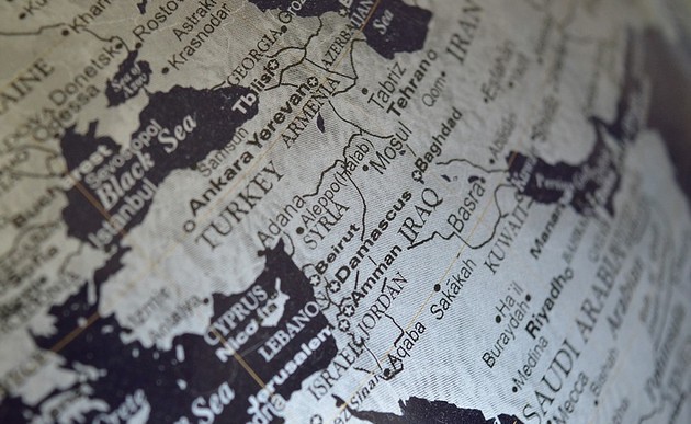 Landkarte des Nahen Ostens / pixabay / gemeinfrei