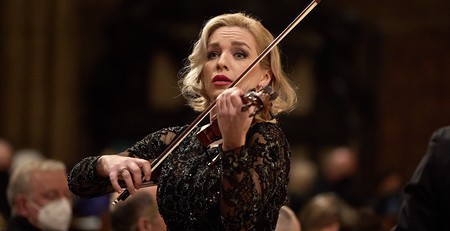 Initiatorin Lidia Baich bei 'Konzert für den Frieden'