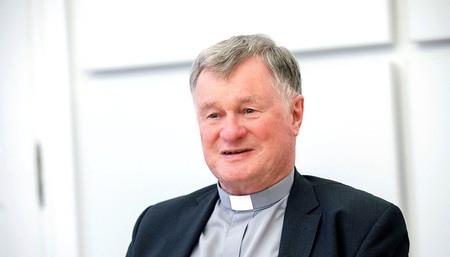 Bischof Manfred Scheuer beim Interview anl?sslich seines 70. Geburtstags.