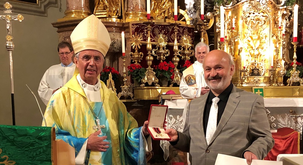 Päpstlicher Silvesterorden für Mesner Josef Fink