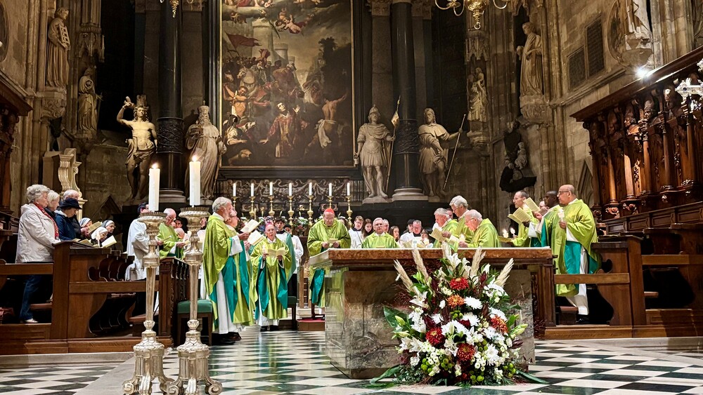 'Österreich-Feier' im Stephansdom mit Kardinal Schönborn / Jutta Steiner/Kathpress Kardinal Schönborn: 'Österreich braucht Orientierung'