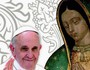 Symbolfoto von Papst Franziskus und der Jungfrau von Guadalupe