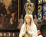Fatima-Statue im Stephansdom
