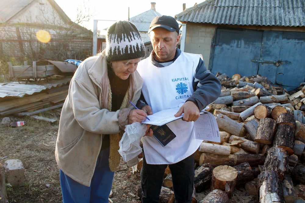 Caritas bittet um Spenden für die Ukraine / Caritas