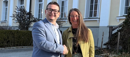Dir. Christina Röck, Elisabethinum & Dir. Franz Saller, Missionsprivatgymnasium St. Rupert
