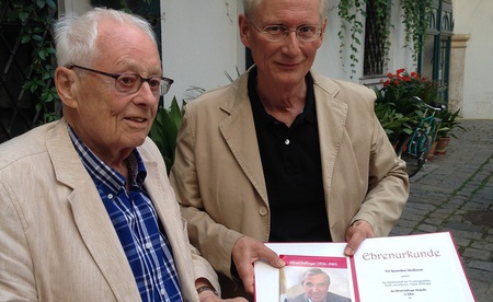 Hubert Feichtelbauer und Franz C. Bauer / Kathpress / Paul Wuthe Hubert Feichtelbauer und Franz C. Bauer