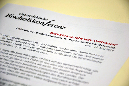 Erklärung zur Regierungskrise: 'Demokratie lebt vom Vertrauen'