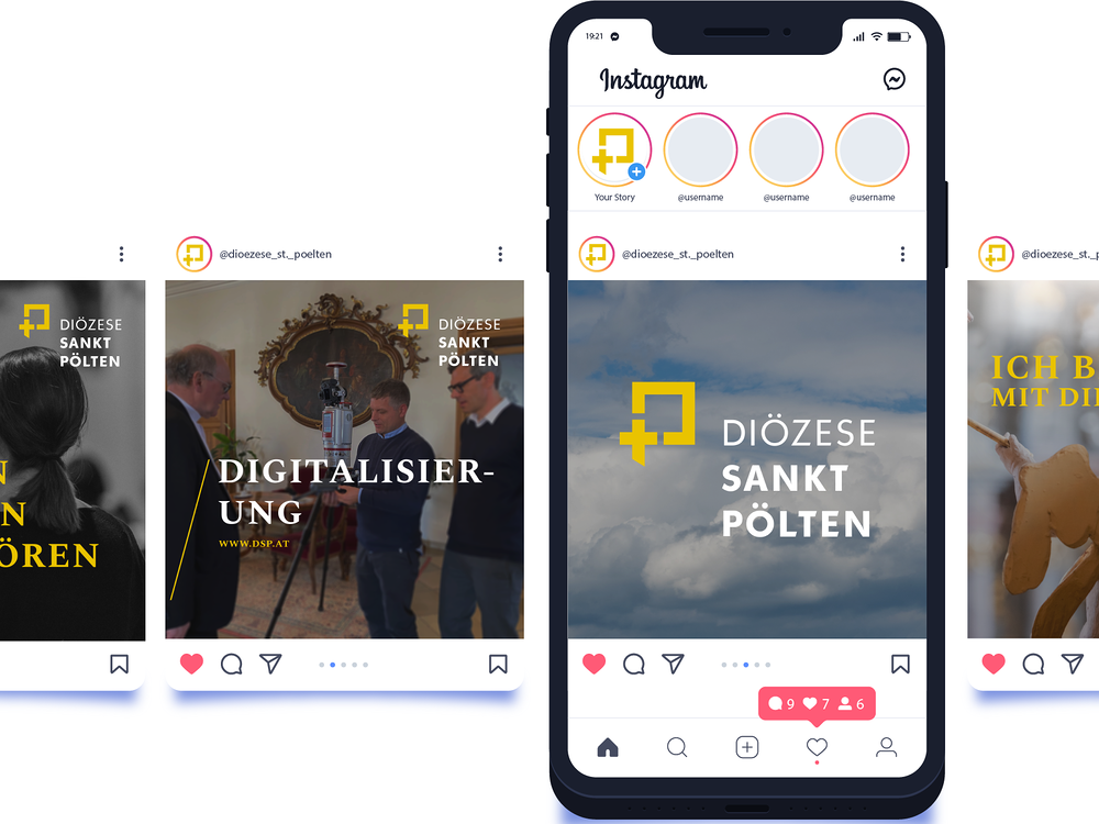 Neues Logo Diözese St. Pölten / Diözese St. Pölten Stammlogo Corporate Intenet