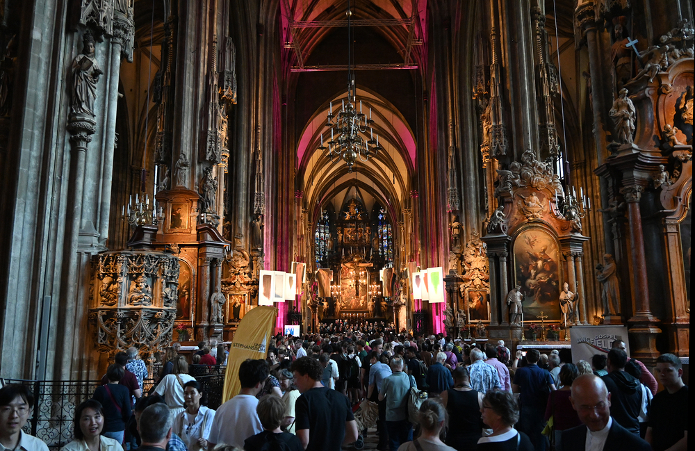 Wiener Stephansdom in der Langen Nacht der Kirchen 2026 / Kathpress / Andreas Gutenbrunner Wiener Stephansdom in der Langen Nacht der Kirchen 2026