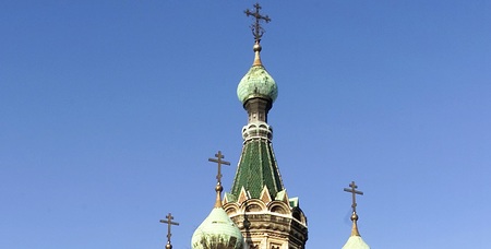 Russisch-orthodoxe Kirche in Wien.   Wien, 12.1.2002    ? Franz Josef Rupprecht; A-7123 M?nchhof; Bank: Raiba M?nchhof (BLZ: 33054), Konto.-Nr.: 17.608 