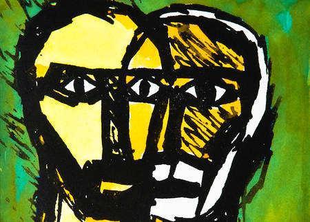 Doppelportrait der Apostel Petrus und Paulus