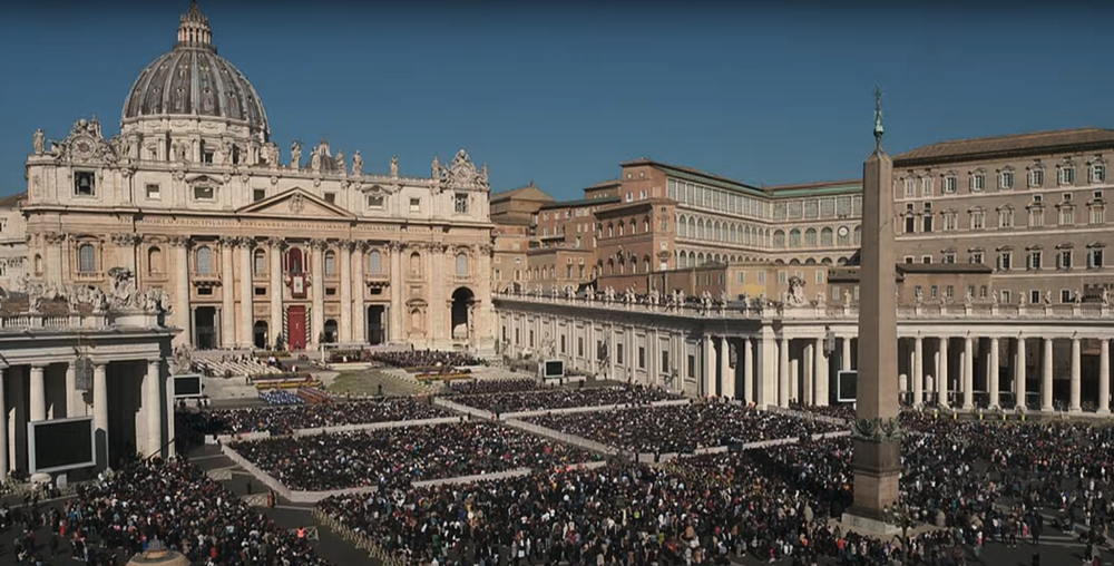Papst-Messe am Ostersonntag 2023 / Screenshot Youtube / Vatican News