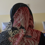 Syrische Flüchtlingsfrau, Caritas-Hilfszentrum Zarqa   