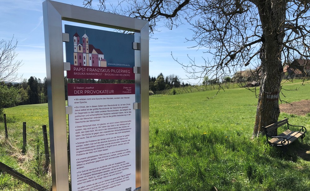 'Papst-Franziskus-Pilgerweg' von Graz nach Weiz vor Eröffnung