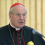 Kardinal Schönborn spricht beim Festakt '50 Jahre Bischofssynode'