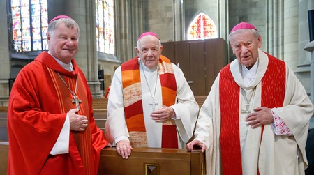 Die Linzer Bisch?fe vl.l.: Bischof Manfred Scheuer, Bischof em. Maximilian Aichern und Bischof em. Ludwig Schwarz.