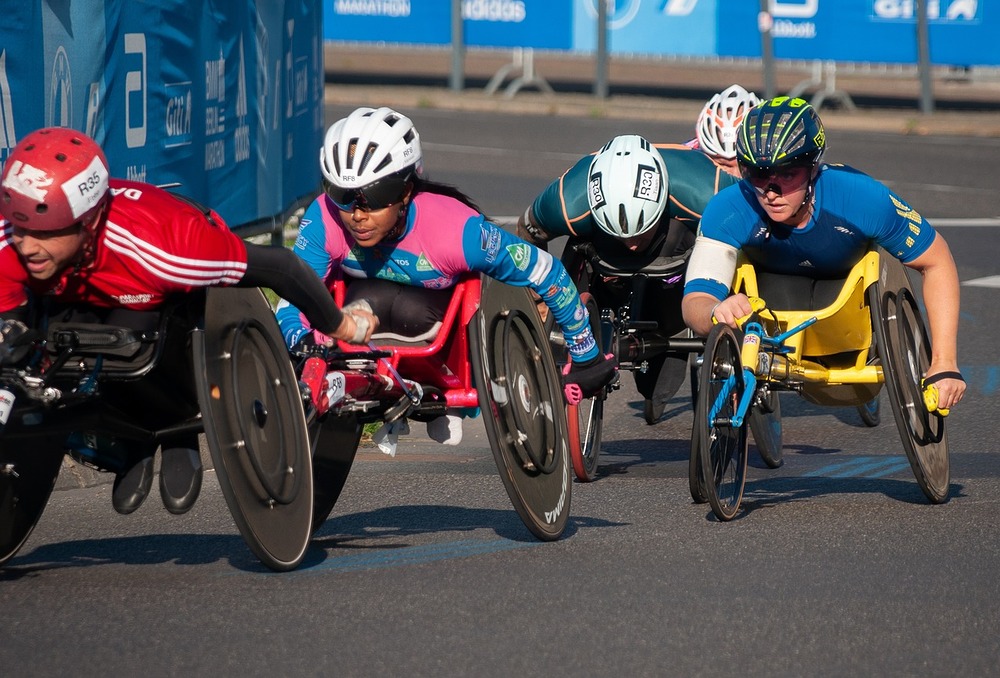 Paralympics Rollstuhl-Rennen