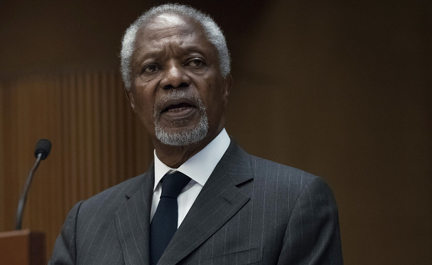 Kofi Annan, Former Secretary-General of the United Nations, Chair of the Kofi Annan Foundation during Global State of Democracy.29 November 2017. UN Photo / Jean-Marc Ferr?
