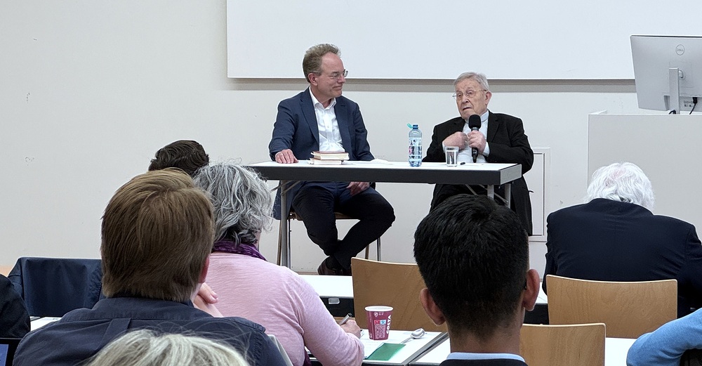 Jan Heiner Tück und Kardinal Walter Kasper / Kathpress / Henning Klingen Jan Heiner Tück und Kardinal Walter Kasper