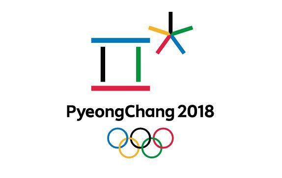 Logo der olympischen Winterspiele Pyeongchang 2018