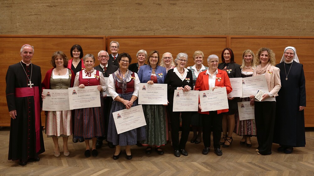 Erzdiözese Salzburg ehrte engagierte Laien