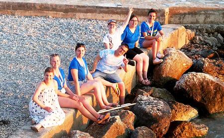 Teilnehmer der Inklusions-Urlaubswoche 'SpiriSPLASH' der Katholischen Jugend