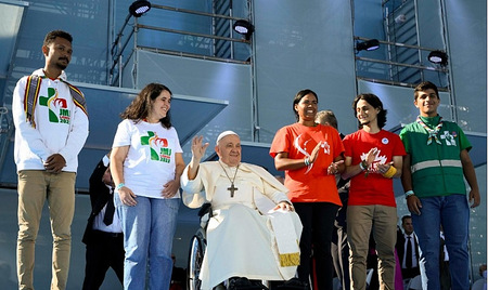 Papst beim Weltjugendtag